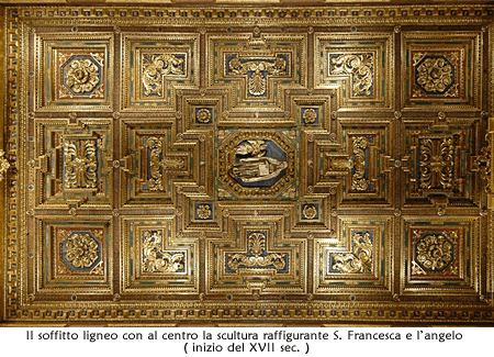 Soffitto ligneo intagliato