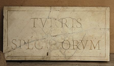 Iscrizione Turris Speculorum