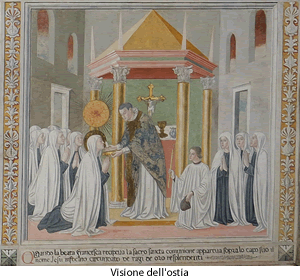 La visione dell'ostia